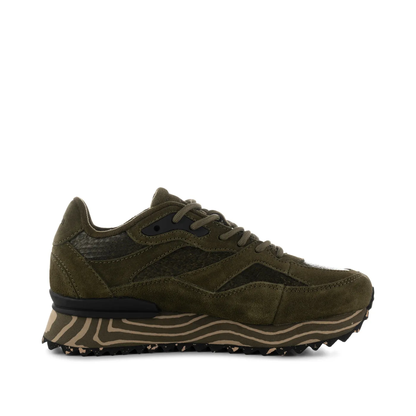Sophie Salmon Marble - Dark Olive