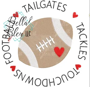 Tailgate & Touchdown Football Sketchy