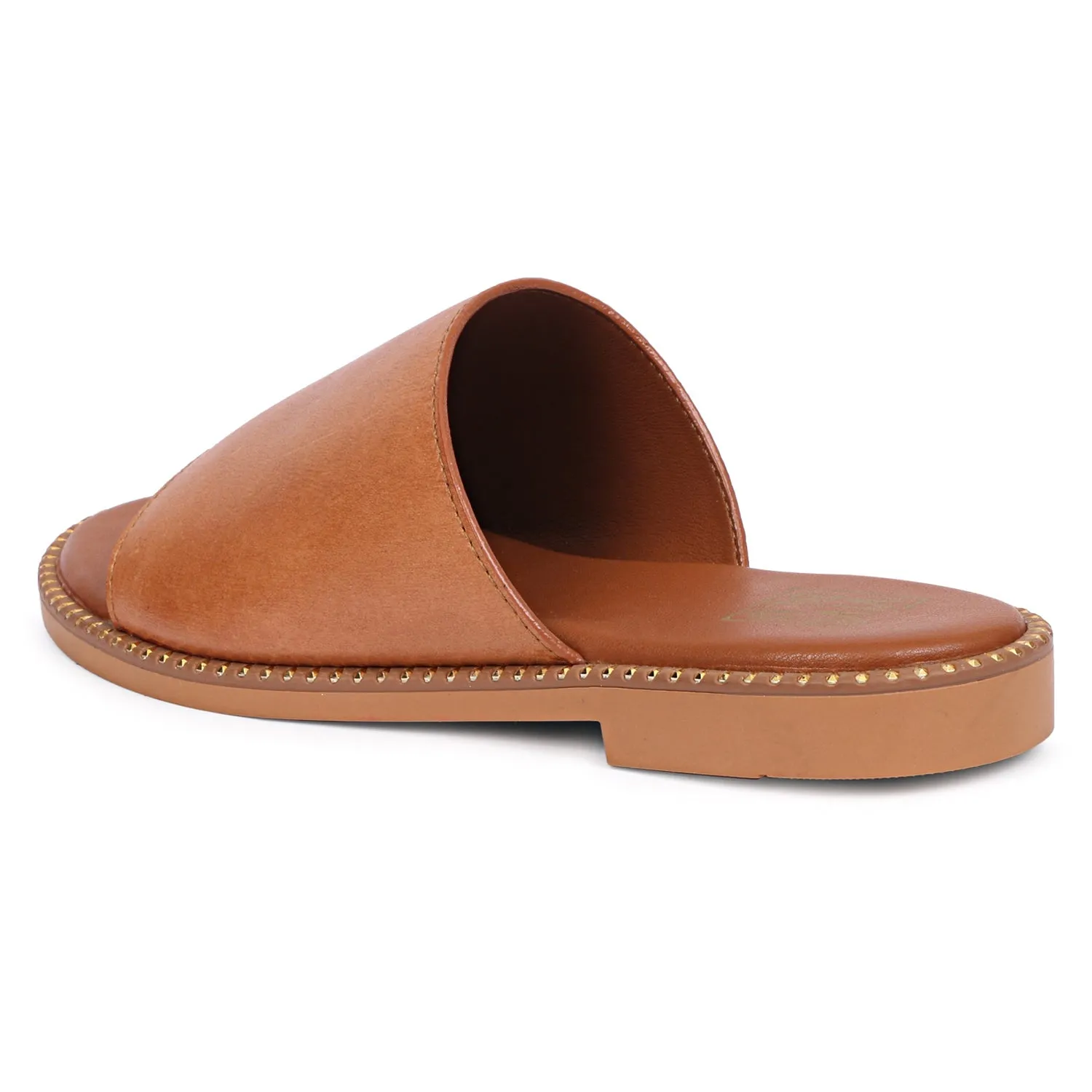 Vivi Blu - Kalina Flats Footwear - Cognac