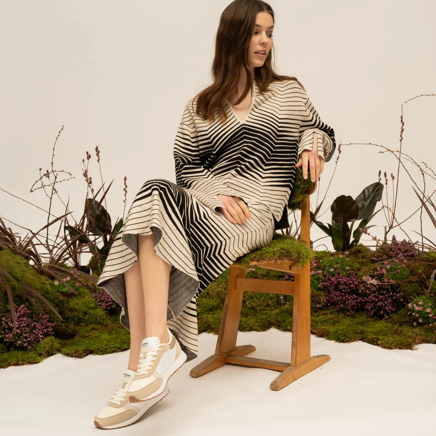 Woden - Ronja Sneaker in Blanc de Blanc
